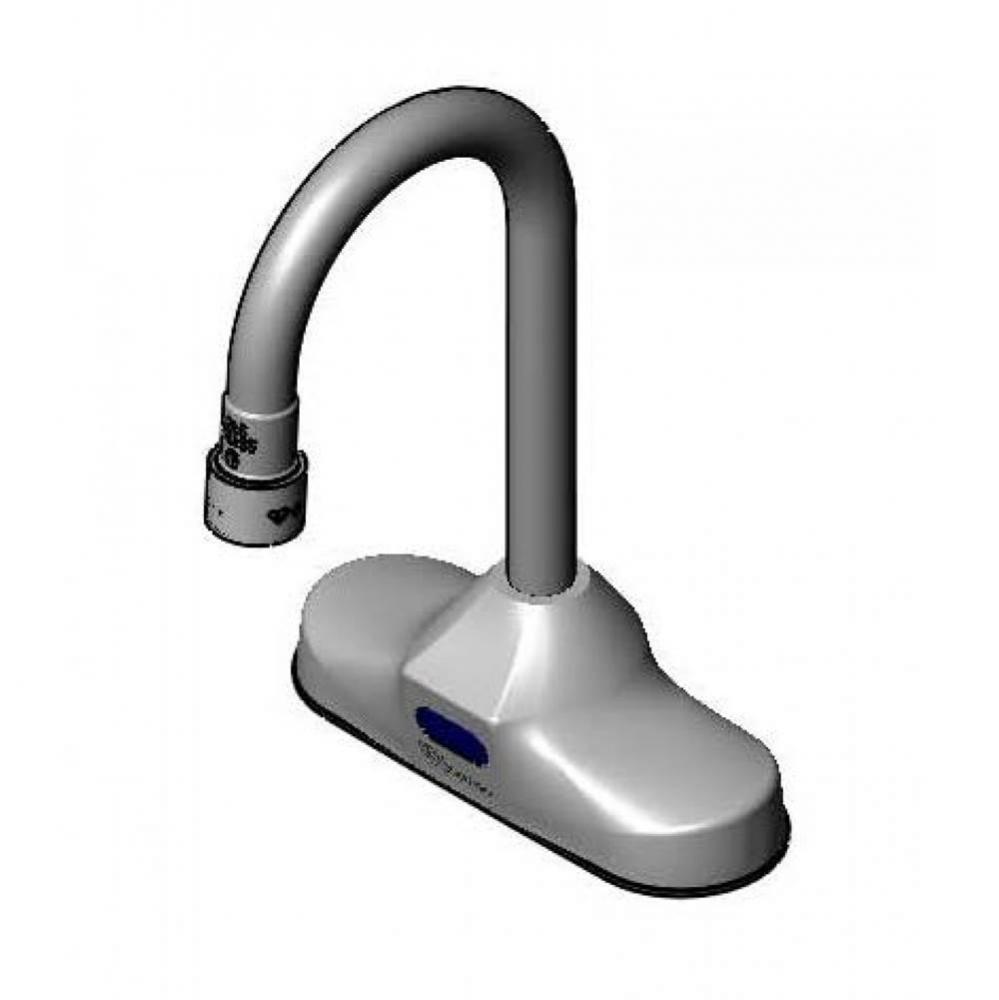 ChekPoint Sensor Faucet, 4'' Deck Mount, Rigid Gooseneck, 2.2 GPM VR Aerator (Two-Hole I