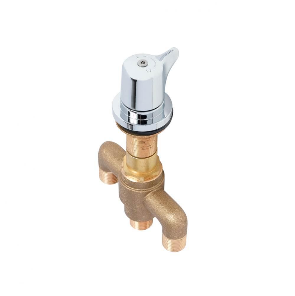 Above Deck Thermostatic Mixing Valve w/ 1/2'' NPSM Male Fittings (ASSE 1070 Certified)
