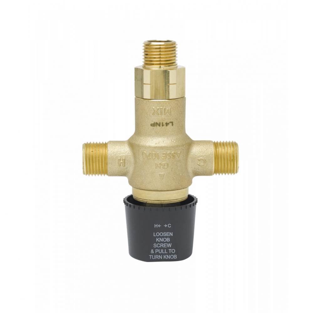 Thermostatic Mixing Valve w/ 1/2'' NPSM Male Threads