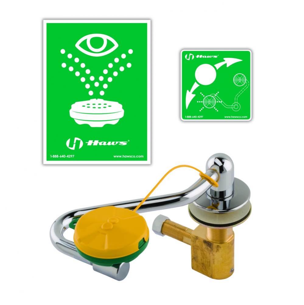 Swing-Away EyeWash Unit, Deck Mount