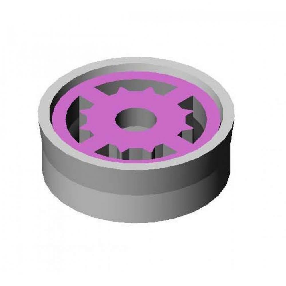 Flow Control Disc, 1.2 GPM, Pink Insert