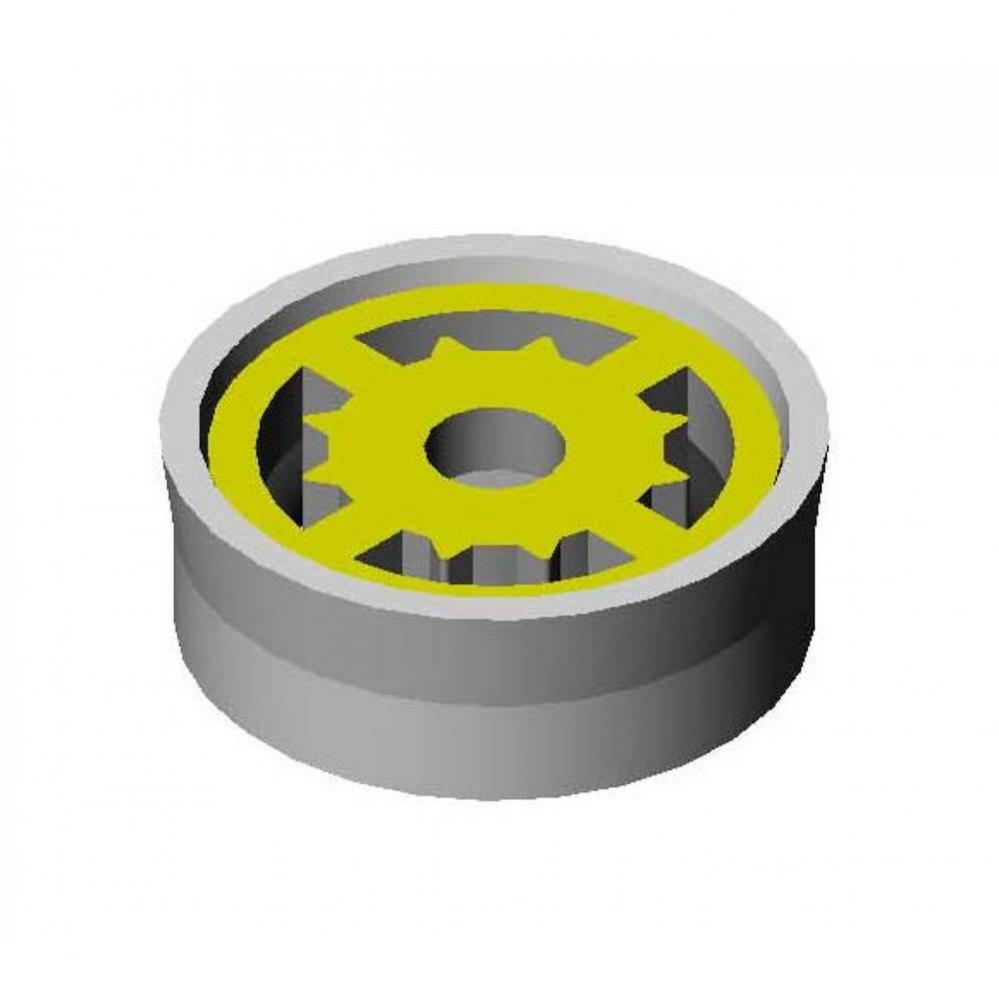 Flow Control Disc, 2.2 GPM, Yellow Insert