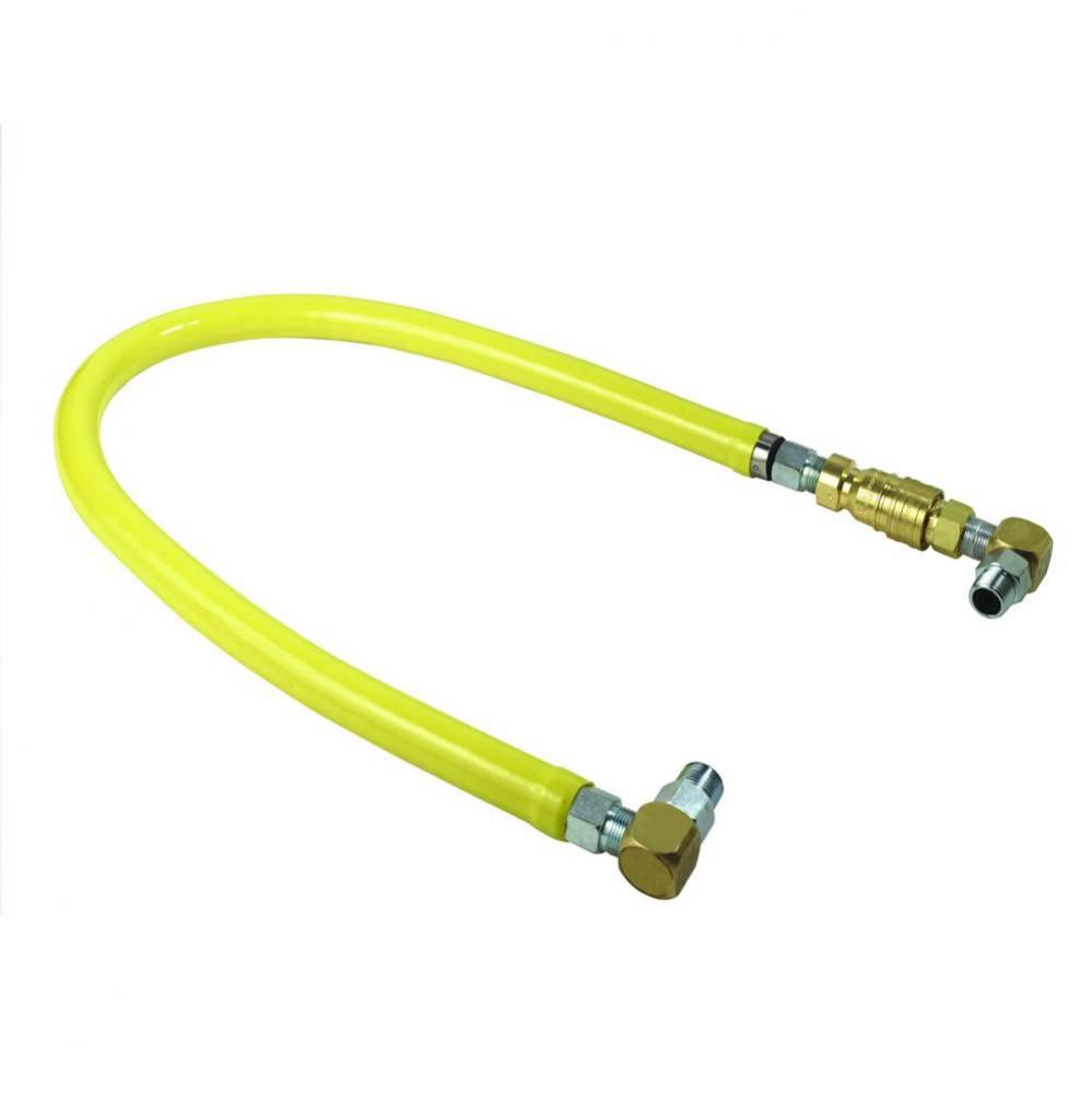 Gas Hose w/Quick Disconnect, 1/2'' NPT, 48'' Long, Includes SwiveLink Fittings