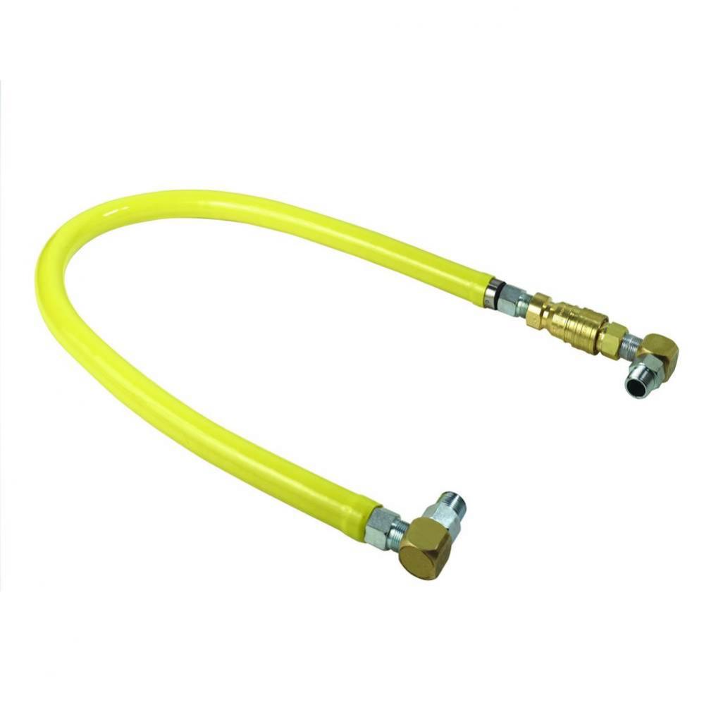 Gas Hose w/Quick Disconnect, 3/4'' NPT, 48'' Long, Includes SwiveLink Fittings