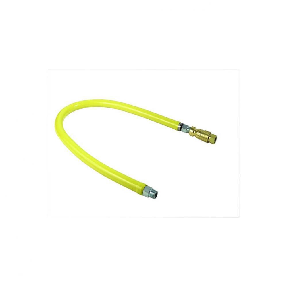 Gas Hose: 1-1/4'' NPT X 48'' Long, Quick-Disconnect, Restraining Cable Kit &ap