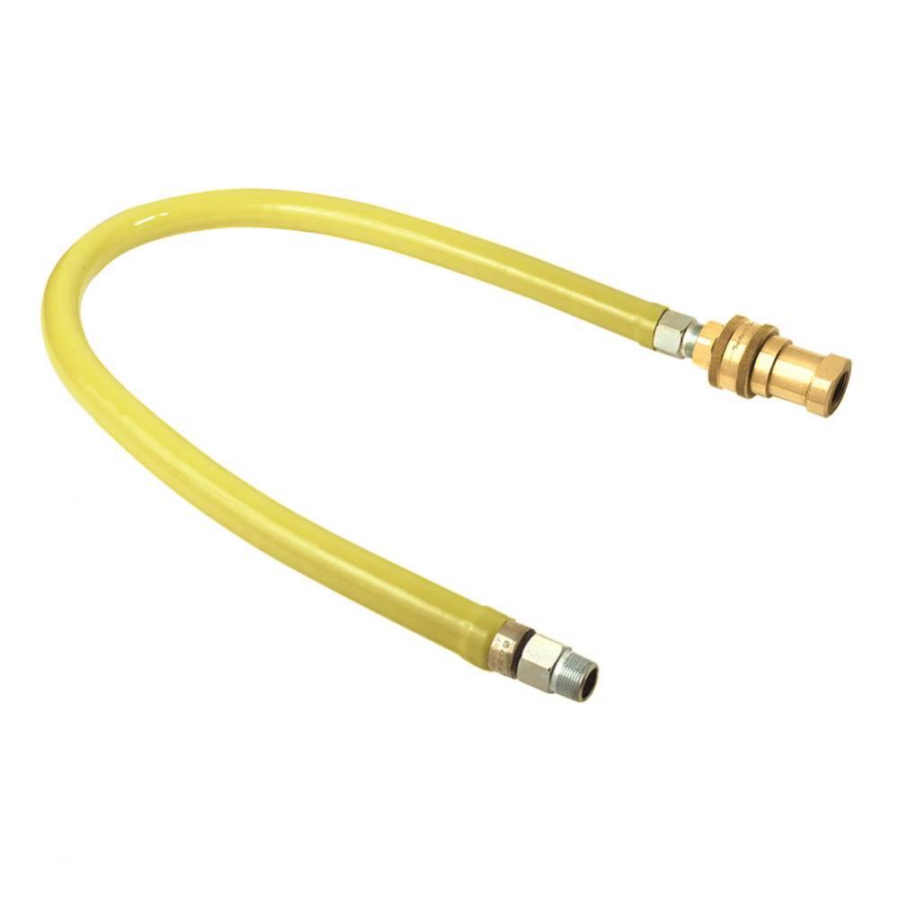 Gas Hose: 3/4'' x 36'' Reverse Quick Disconnect, Swivel Links