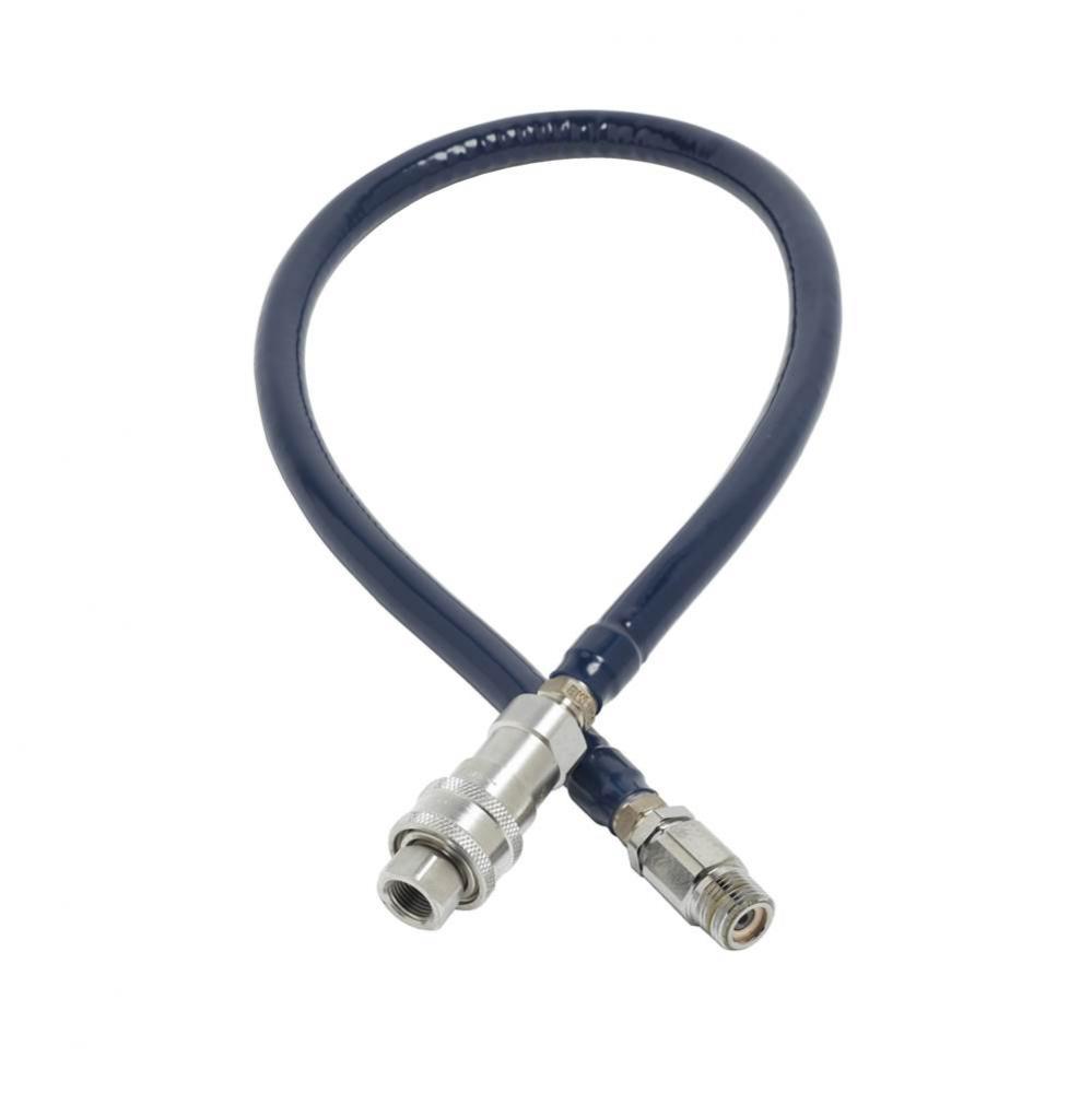 Water Hose w/ Quick Disconnect, 3/8'' NPT x 60'' Long
