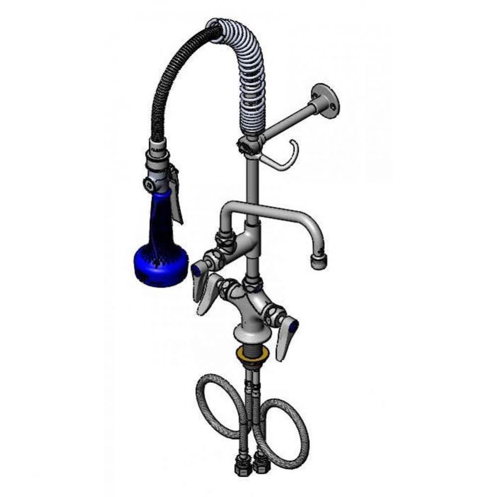 Mini-PRU: B-0113 Style w/ B-0108, Swivel, 8'' Swing Nozzle, Ceramas, Lever Handles, Brac