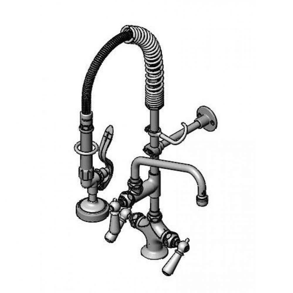 Mini-Pre-Rinse unit: B-0113 w/ B-0107, 8'' Swivel Nozzle, Eternas, & Club Handles &a