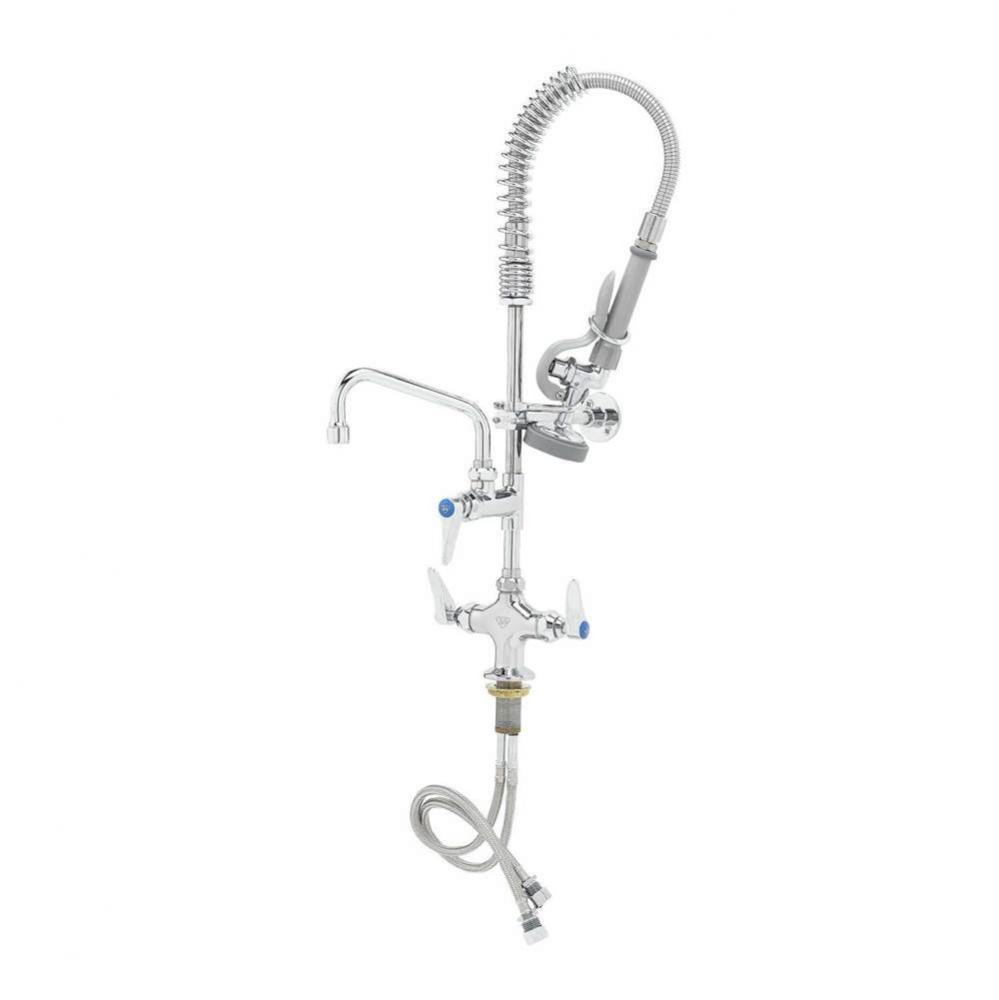 Mini-PRU: B-0113 Style w/ B-0107, 6'' Swing Nozzle, Eterna Cartridges, Lever Handles