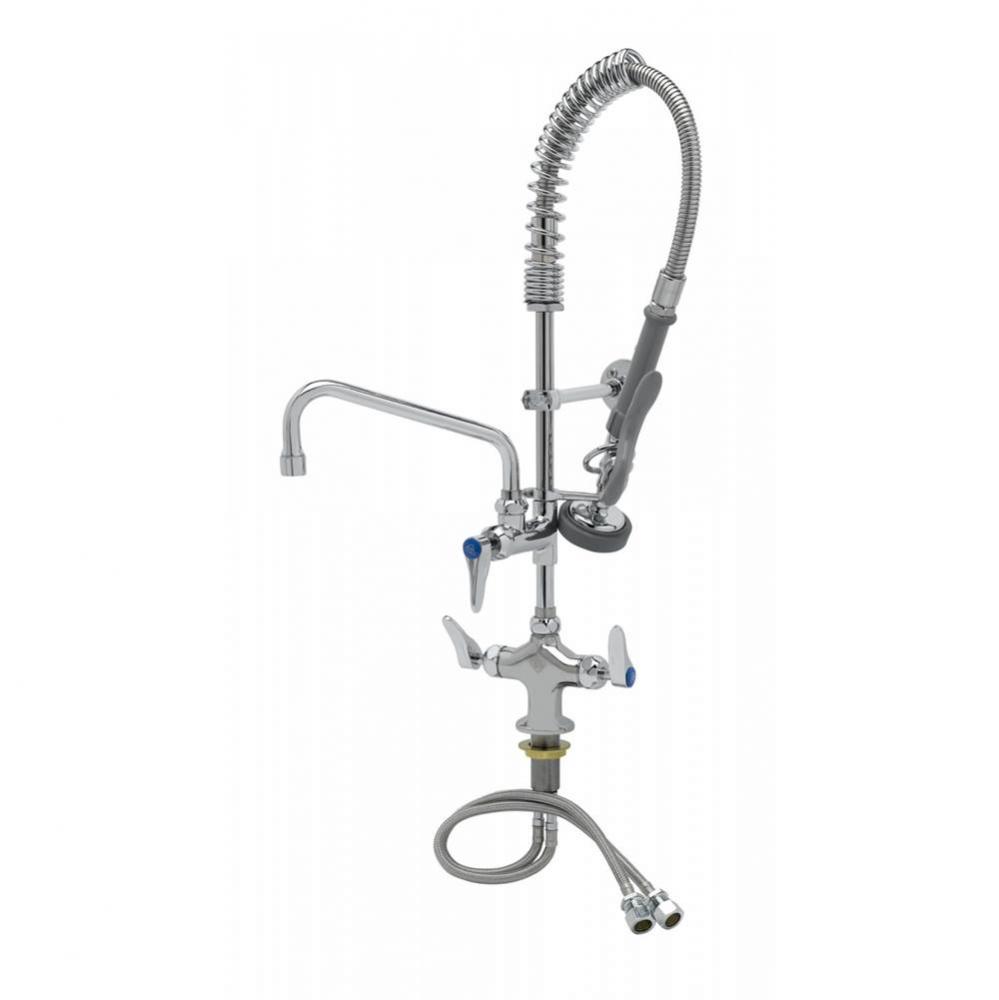 Mini-PRU: B-0113 Style w/ B-0107, 8'' Swing Nozzle, Cerama, Lever Handles, Swivel Coupli