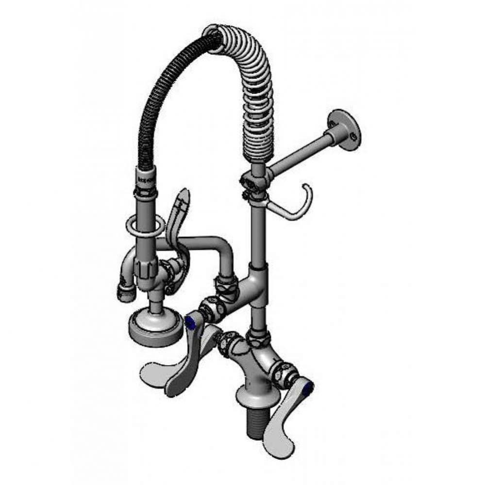 Mini-Pre-Rinse unit w/ B-0107, 6'' Swivel Nozzle, 4'' Handles & Eternas