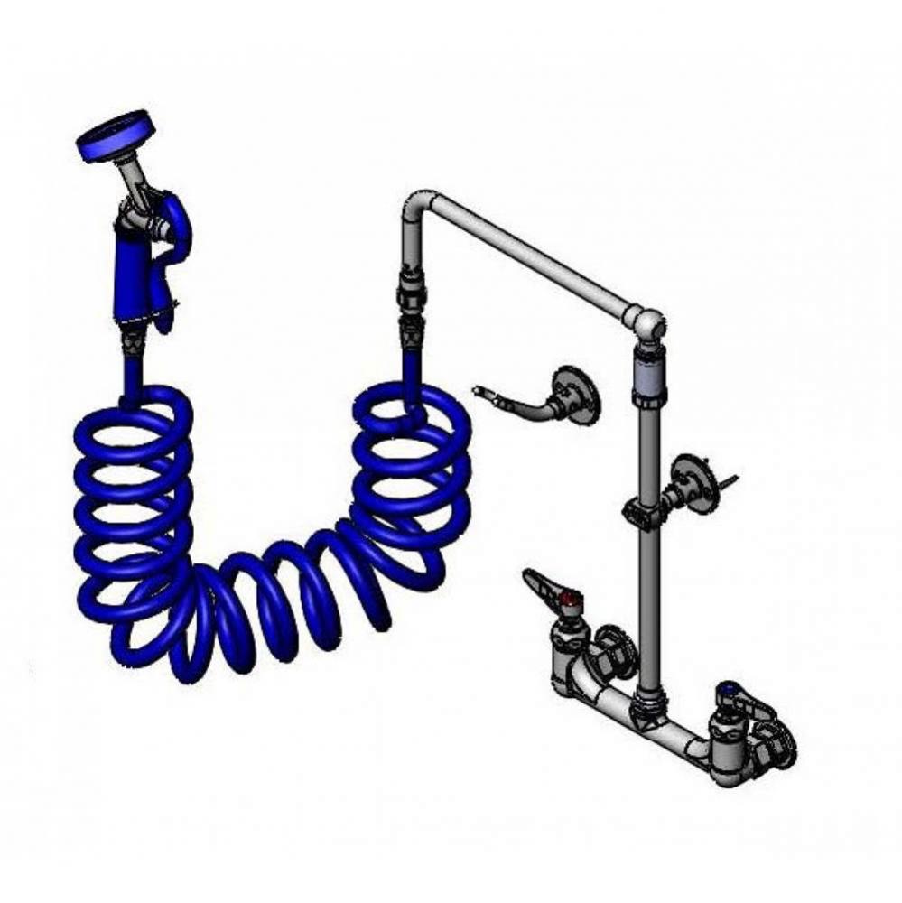 Pet Groom:8''c/c Wall Mount,12''Swivel Arm