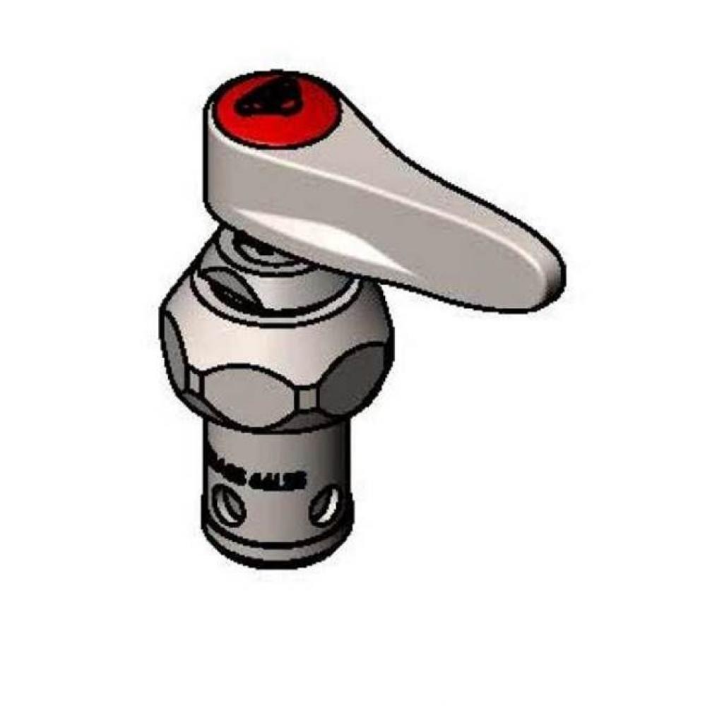 Quarter-Turn Stainless Steel Eterna Cartridge, LTC with Spring Check, Stainless Steel Lever Handle