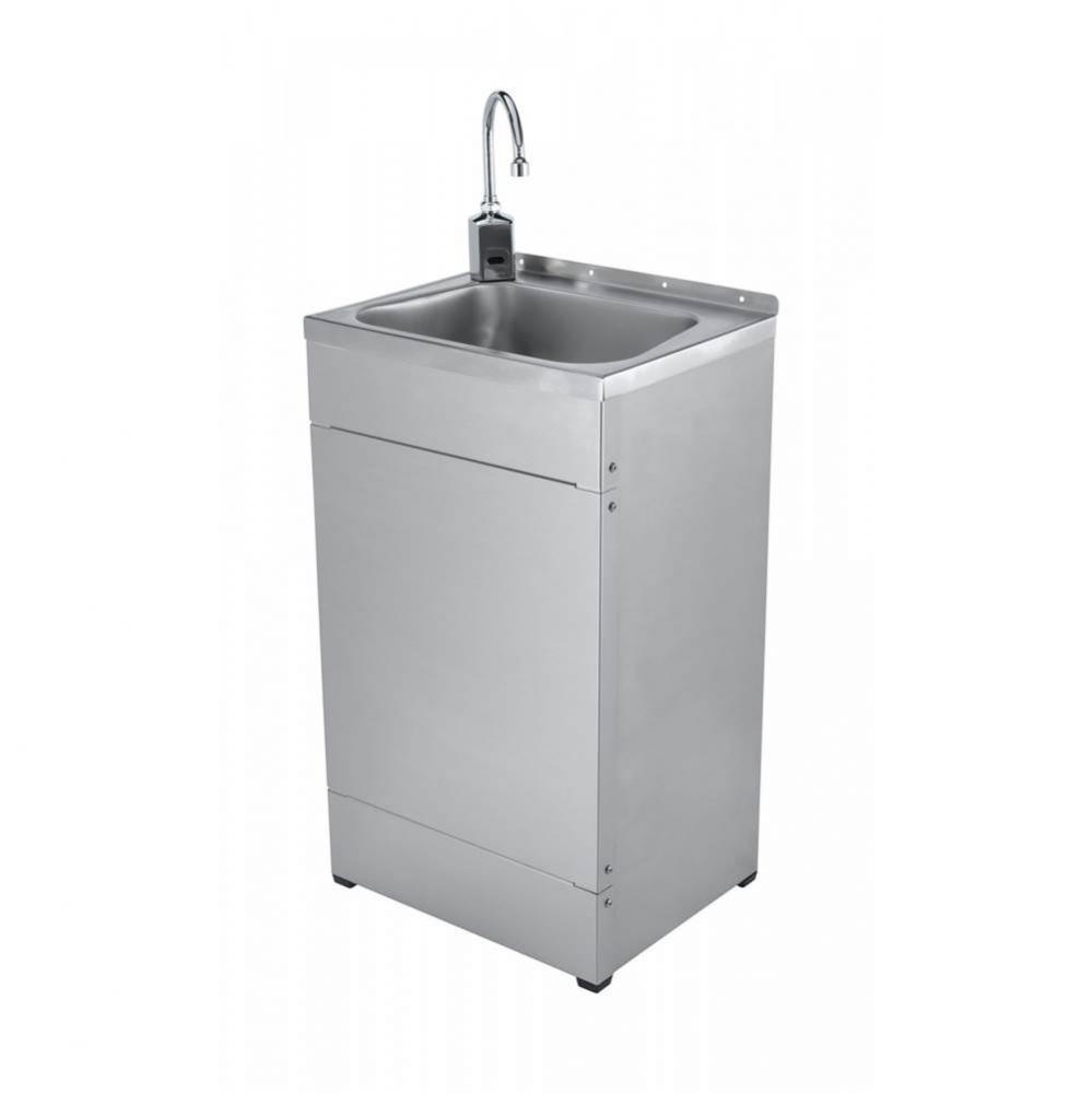 Portable Sink w/ Electronic Faucet EC-3130-ST-VF05 & 5 Gallon Plastic Container