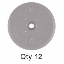 T&S Brass 001121-45M - B-0107 Spray Valve Spray Faces (Qty. 12)