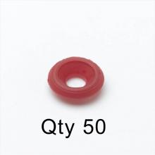 T&S Brass 001661-45M50 - Index, Hot Water, Red (Qty. 50) Bulk-Pac