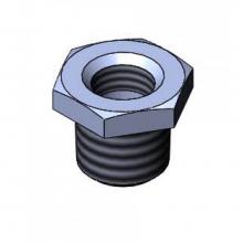 T&S Brass 001904-25 - 3/8''NPT x 1/4''NPT Hex Bushing (Rough Chrome)