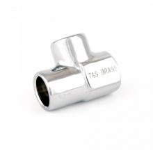 T&S Brass 005255-40 - Swivel Tee, Chrome Plated