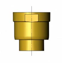 T&S Brass 015456-20 - Outlet Nipple (Unplated)