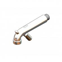 T&S Brass 017535-40 - Plain End Spout Assembly, Polished Chrome w/ Bottom Mount, Clevis, Roll Pin