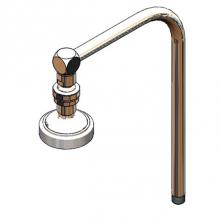 T&S Brass 019105-40 - Rigid L-Nozzle w/ Ball-Joint Swivel & B-0107 Spray Head (Non-Potable Applications)