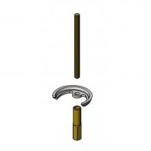 T&S Brass 019116-45 - Single Post Mounting Kit: 1/4-20UN Threaded Stud, Nut & C-Washer