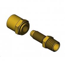 T&S Brass 045A - Field Repair End-Fitting for 3/8'' ID Hoses, Chrome-Plated Brass ''Not for Pot