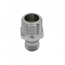 T&S Brass 057A - Adapter, 3/4'' NPT Male x 3/4-14UN Male, Chrome-Plated Brass