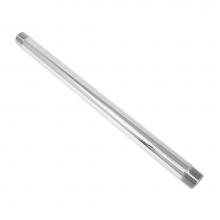 T&S Brass 079X - Riser, 3/8'' NPT x 10'' Long (Chrome-Plated)