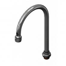 T&S Brass 133X-L15 - Swivel Gooseneck,1.5 GPM, 5-11/16'' Spread, 10-3/8'' Height, 6-3/8''