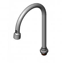 T&S Brass 133X-V12 - Swivel Gooseneck, 1.2 GPM VR Aerator, 5-3/4'' Spread, 10-5/16'' Height, 5-7/8&