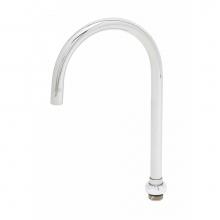 T&S Brass 133XP-F10 - Plain-End Swivel Gooseneck, 5-11/16'' Spr