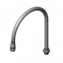 T&S Brass 135X-A22 - Swivel Gooseneck w/ 2.2 GPM Aerator, 8-13/16'' Spread, 12-1/16'' Height, 5-1/8