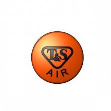 T&S Brass 209L-AIR-NS - Press-In Index, T&S Air, Orange