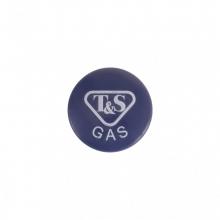 T&S Brass 209L-GAS-NS - Press-In Index, T&S Gas, Dark Blue