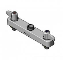 T&S Brass 5F-8CLX00 - Equip 8'' c/c Deck Mount Workboard Fct, Swivel Outlet Less Nozzle