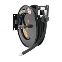 T&S Brass 5HR-242-A - Hose Reel, Open, Epoxy Coated Steel, 3/8'' ID x 50' Hose & Reducing Adapter