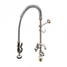 T&S Brass 5PR-1S06 - Pre-Rinse Unit: Single Hole, 6'' Add-On Faucet