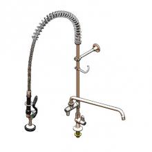 T&S Brass 5PR-1S18 - Pre-rinse,Single Hole,18'' Add-on Faucet