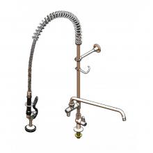 T&S Brass 5PR-1S18 - Pre-rinse,Single Hole,18'' Add-on Faucet