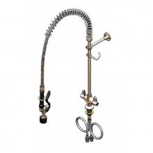 T&S Brass 5PR-2S00-C - Pre-Rinse Unit, Single Hole, Dual Temp, 5SV-C Low-Flow Spray Valve EQUIP