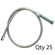 T&S Brass B-0044-HML - Hose, 44'' Flexible Stainless Steel (Qty. 25)