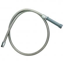 T&S Brass B-0044-H - Hose, 44'' Flexible Stainless Steel (Gray Handle)