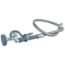T&S Brass B-0100-60H - Spray Valve (B-0107) with 60'' Flexible Stainless Steel Hose (B-0060-H)