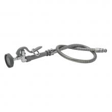 T&S Brass B-0100-SWV - Spray Valve (B-0107) & Flex SS Hose (B-0044-H) & Swivel (018200-40)