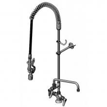 T&S Brass B-0113-12-CR-BC - Pre-Rinse Unit w/ Ceramas, Wall Bracket, 12'' Swivel Nozzle, B-0107-C