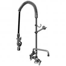 T&S Brass B-0113-12CRBJSW - Pre-Rinse Unit w/ Cerama Cartridges, B-0107-J, Swivel, Wall Bracket