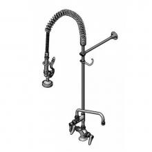 T&S Brass B-0113-ADF10-BR - Pre-Rinse, Single Hole Deck Mount, Supply Hoses & Stops, 10'' Add-On-Fct, 36'&a