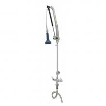 T&S Brass B-0113-CR-B8TP - Pull-Down PRU w/ Cerama Cartridges, Lever Handles & Wall Bracket